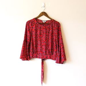 JACK by BB Dakota BELL Sleeve Floral Blouse